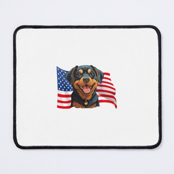 Item preview, Cute American Rotweiler stickers designed and sold by aimber.