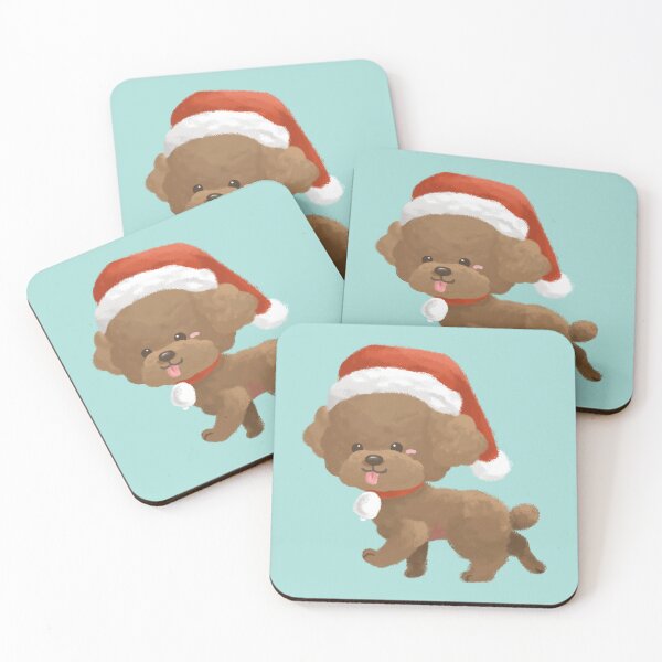 Item preview, Santa Poodle designed and sold by Khotekmei.