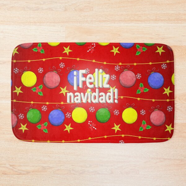 Item preview, feliz navidad bolas designed and sold by ZiphGames.