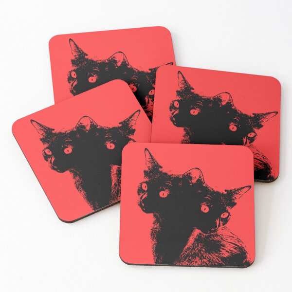 Item preview, Two Headed Cat Print designed and sold by AdosDesigns.