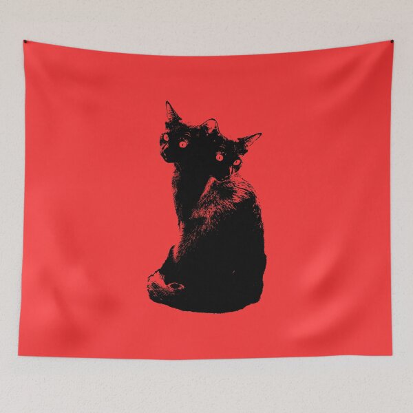 Item preview, Two Headed Cat Print designed and sold by AdosDesigns.
