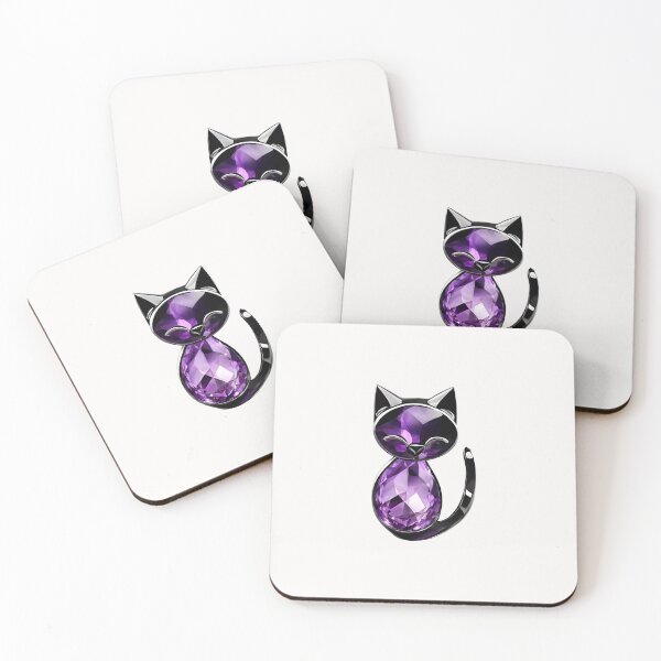 Item preview, Sweet Amethyst Kitty designed and sold by Aquillashop.