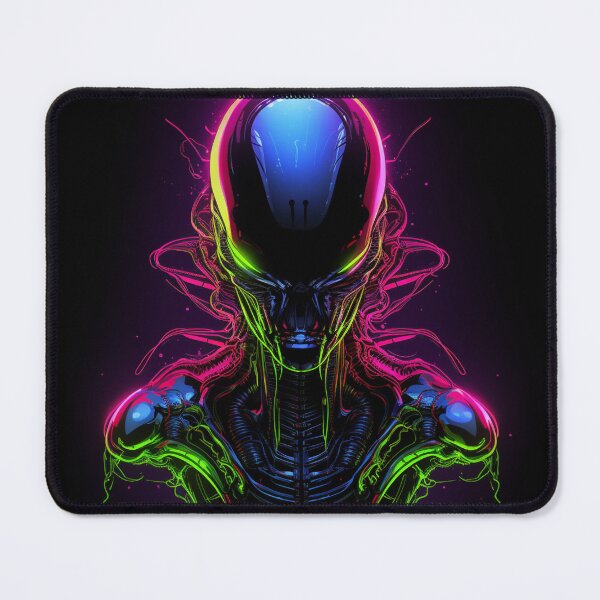 Item preview, Alien Neon Art 7 designed and sold by AstroRisq.