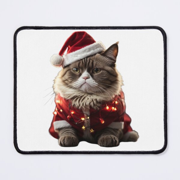 Item preview, Grumpy Christmas Cat designed and sold by ancient-times.
