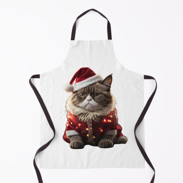 Item preview, Grumpy Christmas Cat designed and sold by ancient-times.