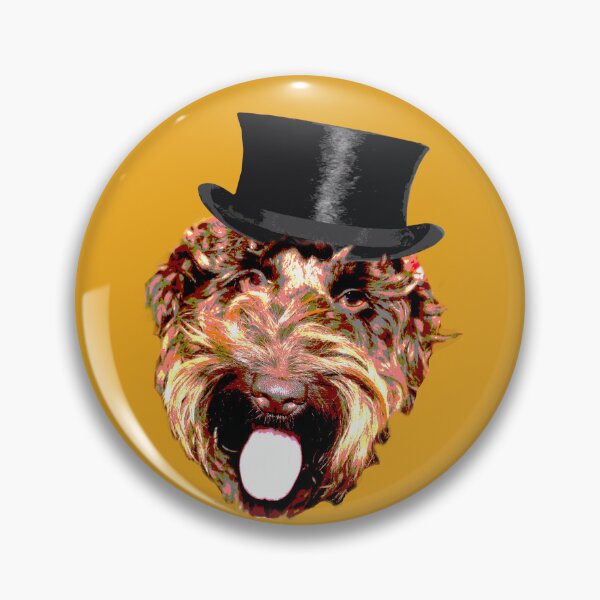Item preview, Cockapoo in a Top Hat (Gold) designed and sold by LearsInteriors.