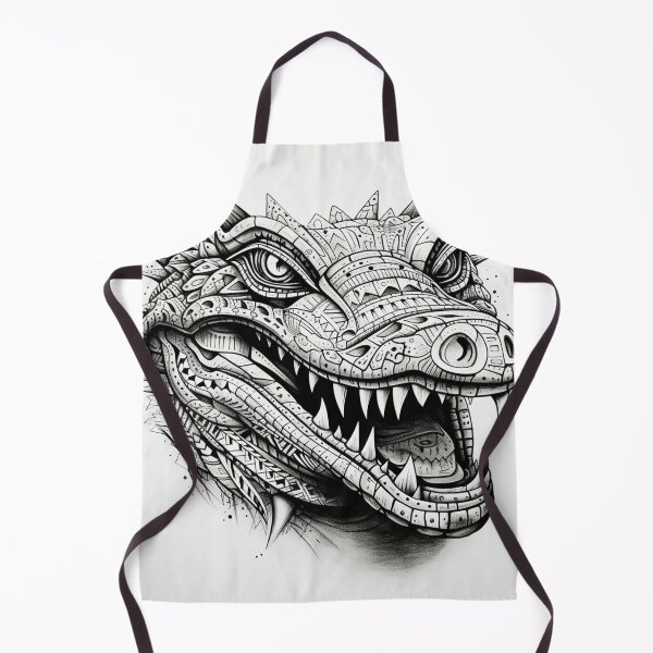 Item preview, Aztec Crocodile Sketch designed and sold by AstroRisq.