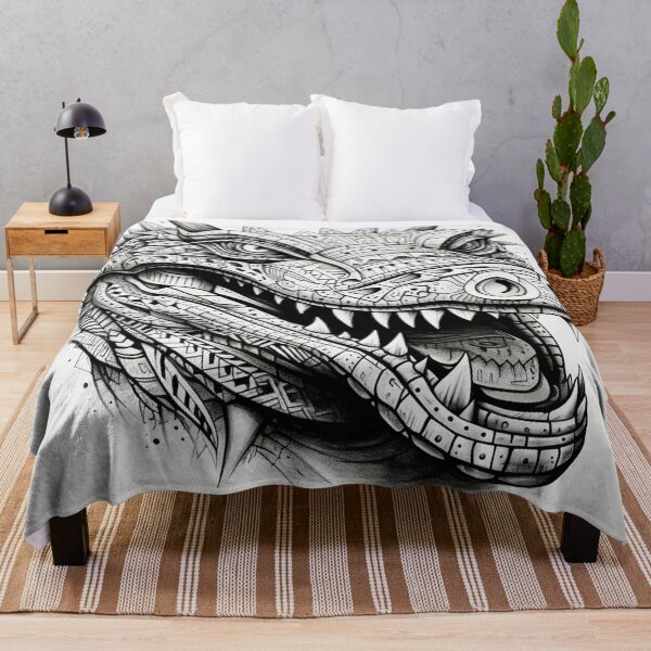 Item preview, Aztec Crocodile Sketch designed and sold by AstroRisq.