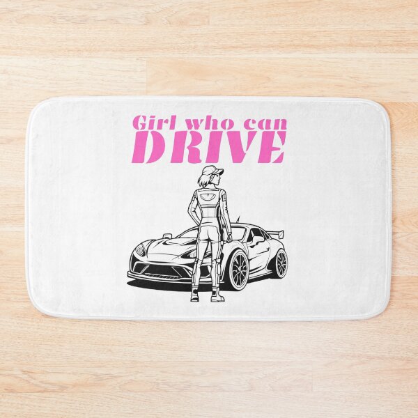 Item preview, Girl Who Can Drive | Fantastic t-shirt design for women! Car Sticker for Women designed and sold by MarsLights.