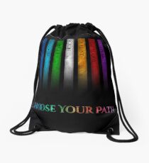 Rainbow of Path of Exile classes Drawstring Bag