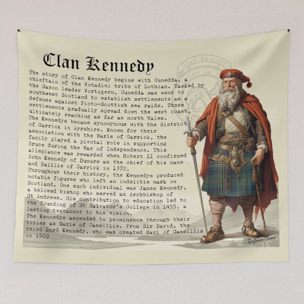 Item preview, Clan Kennedy Scottish History  designed and sold by BagTown Clans.