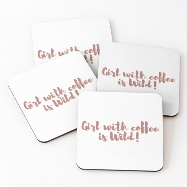 Item preview, girl with coffee is wild designed and sold by Taloory.