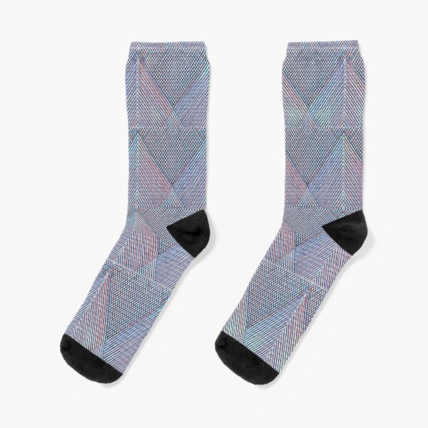 pyramides brodées Chaussettes