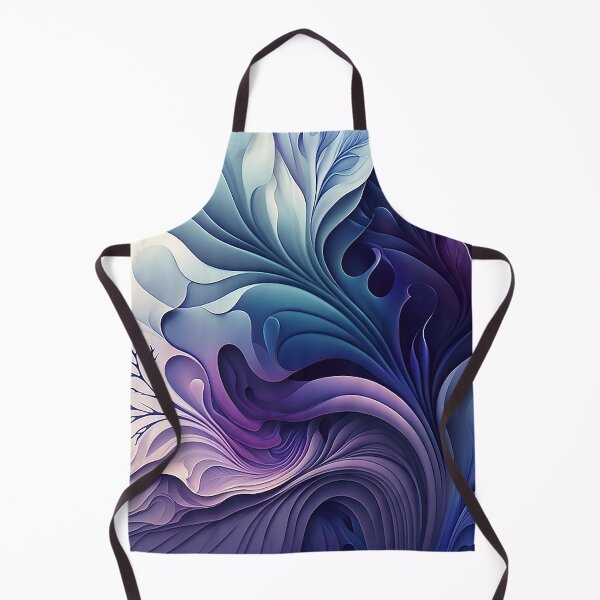 Item preview, Dreamy Watercolor Tranquility - Blue & Purple Gradient Abstract designed and sold by PaintbrushPlace.