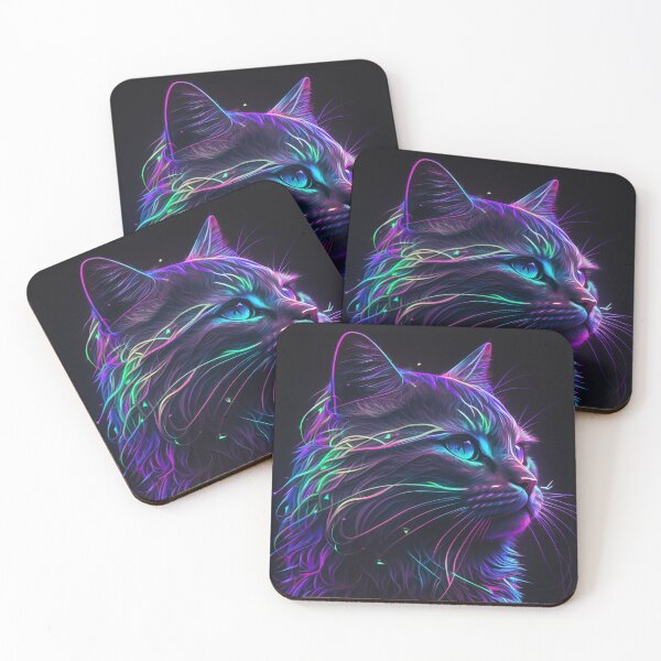 Item preview, Cat Neon Art 2 designed and sold by AstroRisq.