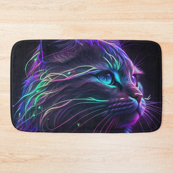Artikelvorschau, Katze Neon Art 2 entworfen und verkauft von AstroRisq.