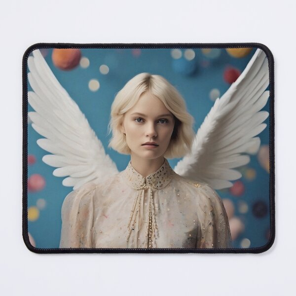 Item preview, Angel on blue screen designed and sold by bogfl.