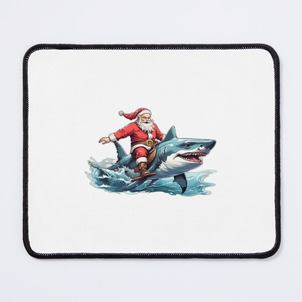 Item preview, Santa Riding Shark designed and sold by lcamshop.