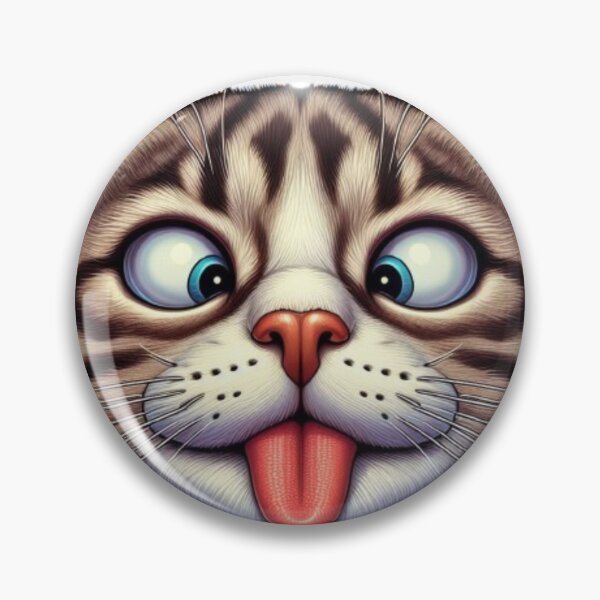 Item preview, Mirthful Moggie: Cat's Witty Grimace designed and sold by AIStoore.