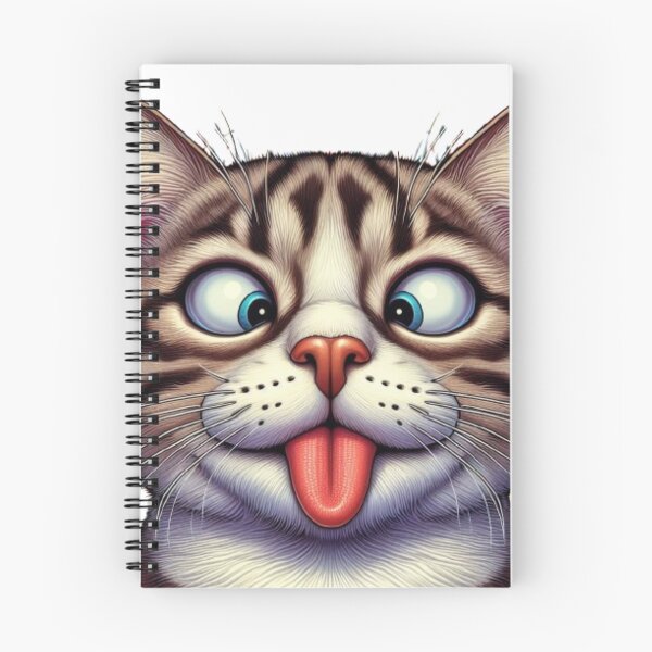 Item preview, Mirthful Moggie: Cat's Witty Grimace designed and sold by AIStoore.