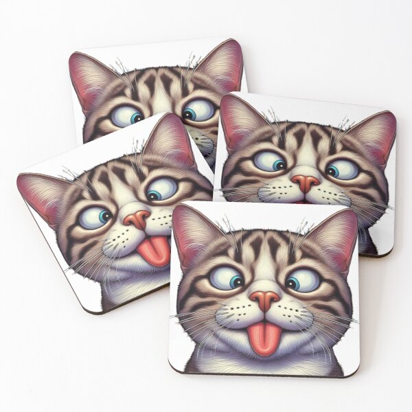 Item preview, Mirthful Moggie: Cat's Witty Grimace designed and sold by AIStoore.