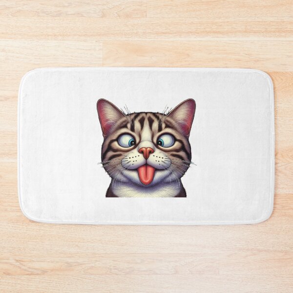 Item preview, Mirthful Moggie: Cat's Witty Grimace designed and sold by AIStoore.