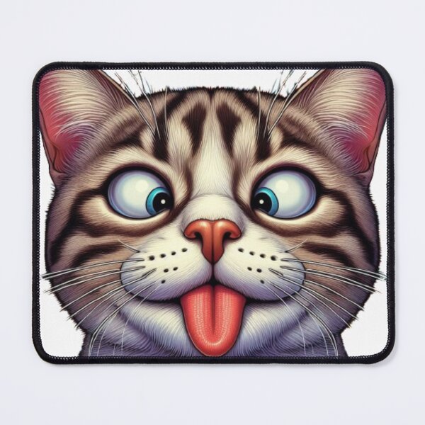 Item preview, Mirthful Moggie: Cat's Witty Grimace designed and sold by AIStoore.