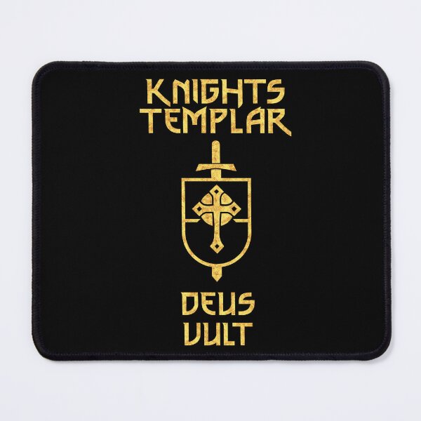 Item preview, Knights Templar DEUS VULT Motto Crusader Warrior Custom GOLD Insignia designed and sold by Naumovski.