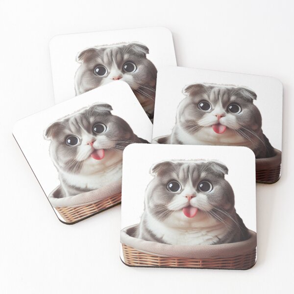 Item preview, Whimsical Whiskers: Cat's Comic Grimace designed and sold by AIStoore.