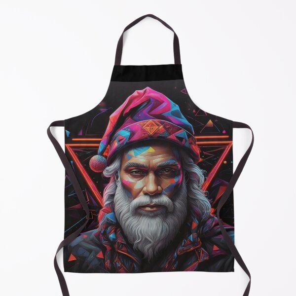 Item preview, geometric santa designed and sold by AxelBrook.