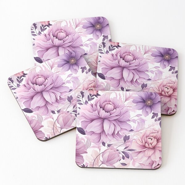 Item preview, Elegant Petal Whispers - Abstract Floral in Pastel Hues designed and sold by PaintbrushPlace.