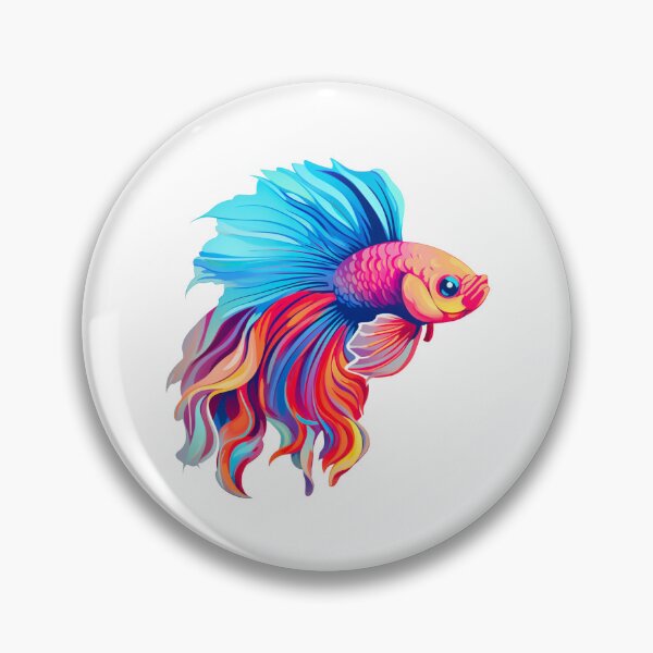 Item preview, Pretty beta fish  designed and sold by DiveIntoDesigns.