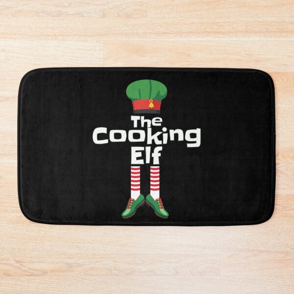 Item preview, Culinary Magic - The Cooking Elf Apron Design designed and sold by Sir Meow Meow.