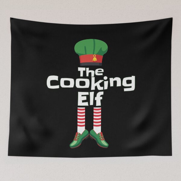 Item preview, Culinary Magic - The Cooking Elf Apron Design designed and sold by Sir Meow Meow.