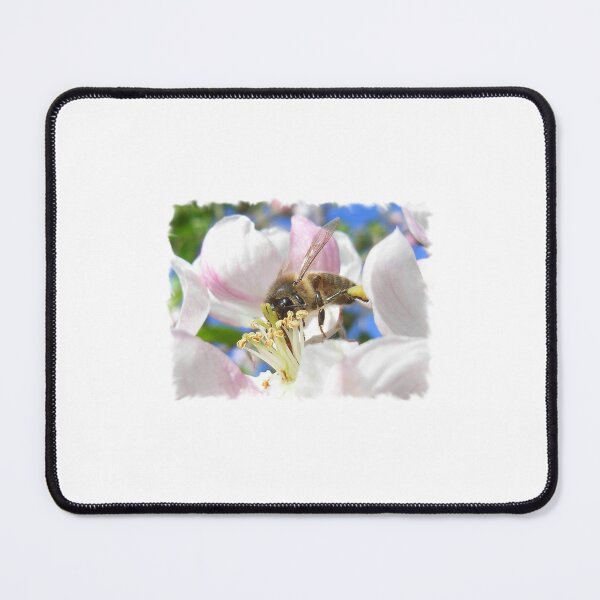 Item preview, Honey Bee on Apple Blossom designed and sold by JuliaWright.