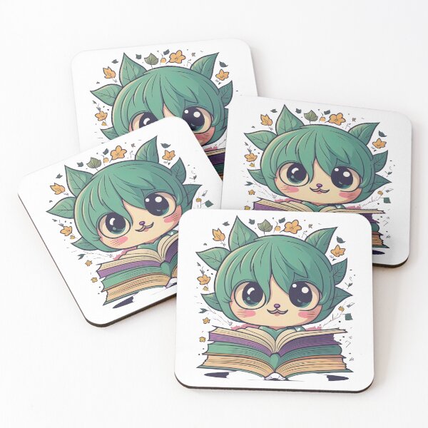 Item preview, Cute cartoon girl reading a book designed and sold by Sanan Israyilli.