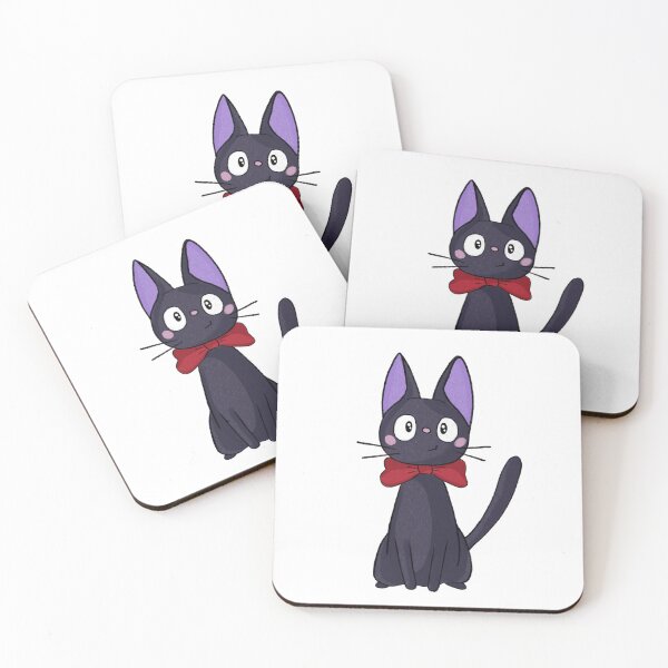Item preview, Jiji illustrated with red bow designed and sold by Juliet Raines.