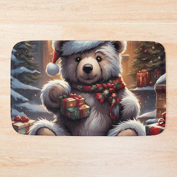 Item preview, Teddy celebrating Christmas designed and sold by Colin Bentham.