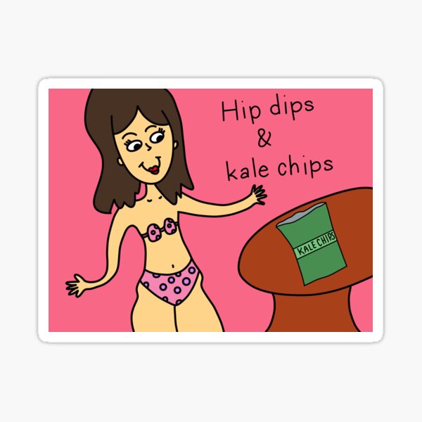 Hip Dips Sticker for Sale by StudioTsuki