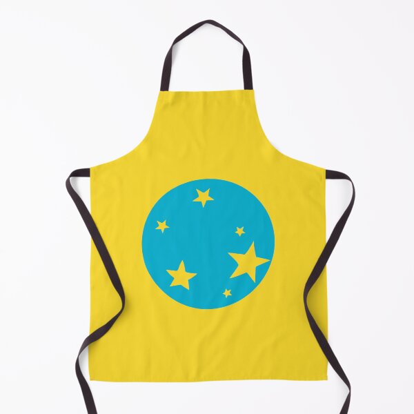 Item preview, Vibrant Yellow and Blue Atoll Stars Pattern designed and sold by Jeallan Designs.