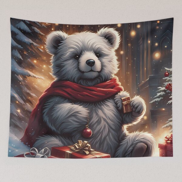 Item preview, Teddy celebrating Christmas designed and sold by Colin Bentham.