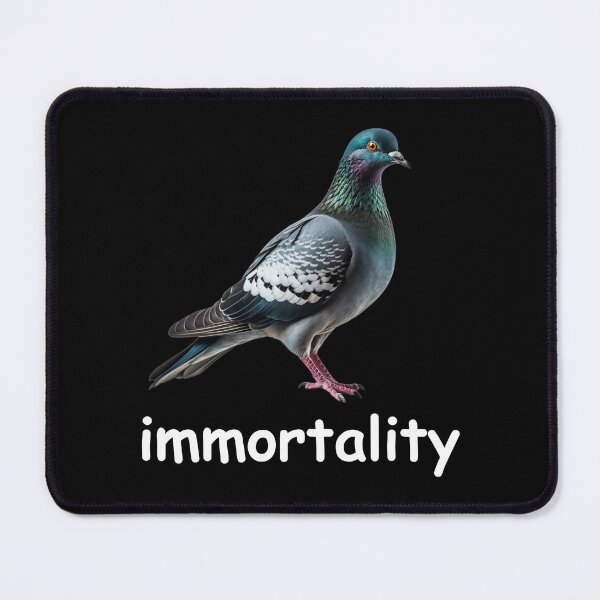Item preview, Immortality Pigeon Meme Y2K Funny Oddcore Weirdcore  designed and sold by fomodesigns.