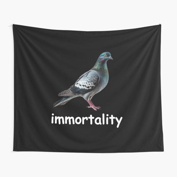 Artikel-Vorschau von Immortality Pigeon Meme Y2K Lustiger Oddcore Weirdcore, designt und verkauft von fomodesigns.