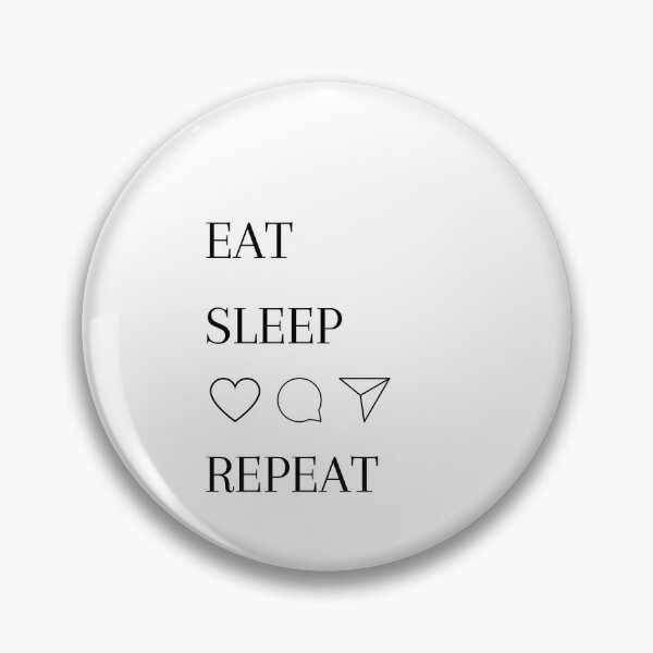 Item preview, Eat Sleep Social Media Repeat designed and sold by OSMMerchShop.