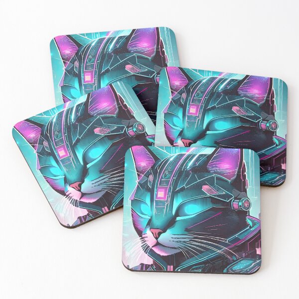 Item preview, Futurist Neon Cat, Nano-Enhanced v1 designed and sold by emaotx.