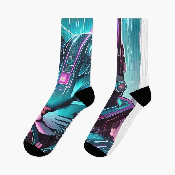 Item preview, Futurist Neon Cat, Nano-Enhanced v1 designed and sold by emaotx.