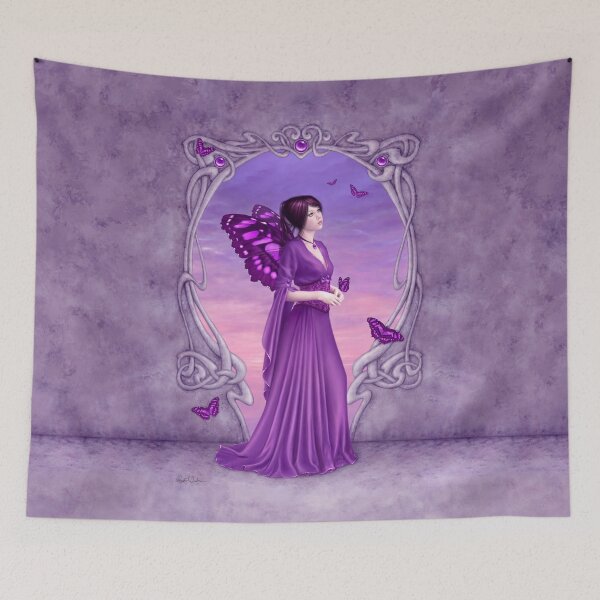 Item preview, Amethyst Birthstone Fairy designed and sold by silverstars.