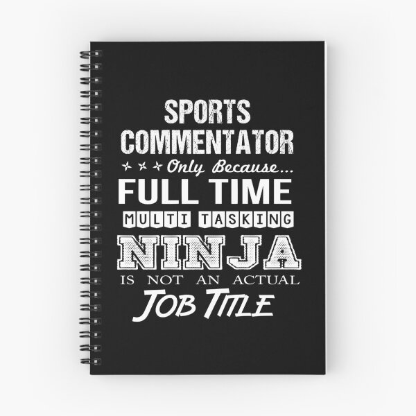 Item preview, Sports Commentator - Multitasking Ninja designed and sold by alphatinost.