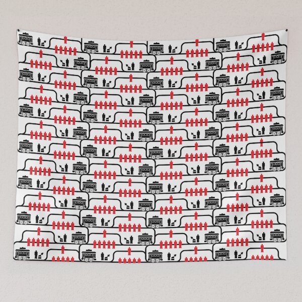Item preview, Trolley Problem (white background) designed and sold by jholbo.