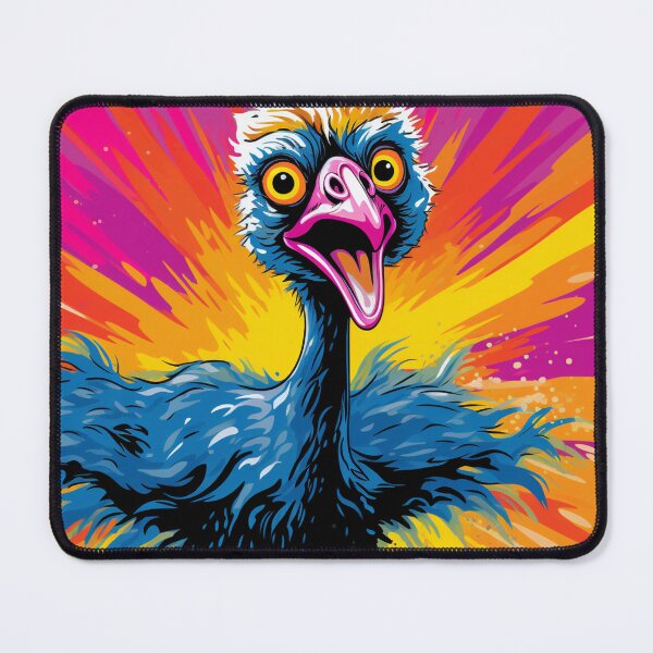 Item preview, Ostrich Cartoon Pop Art 2 designed and sold by AstroRisq.